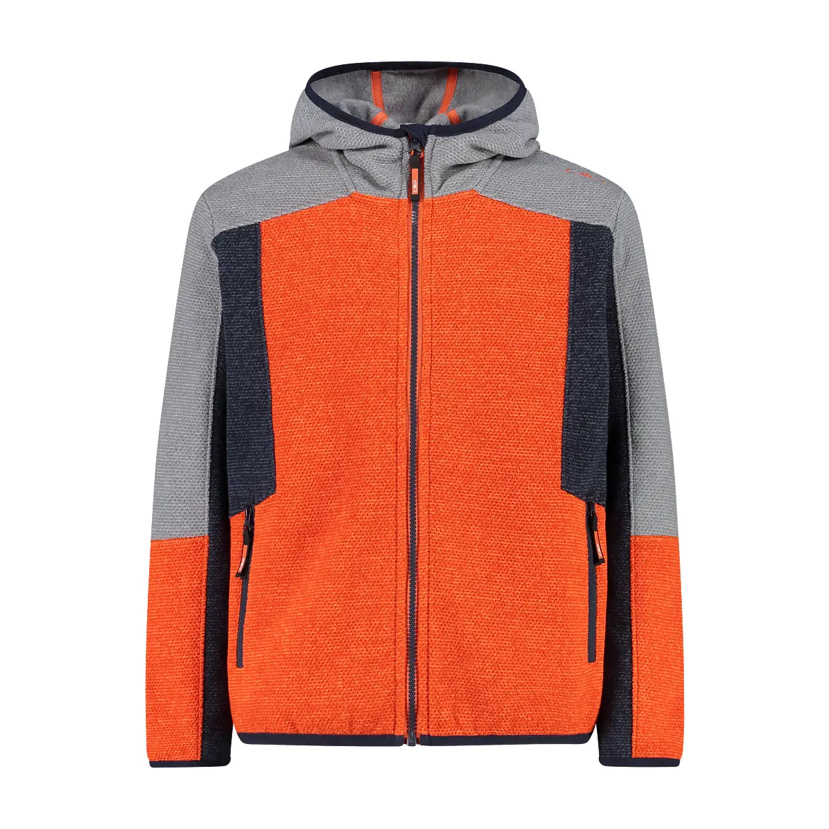 Cmp Men's Orange Child Hooded Jacket