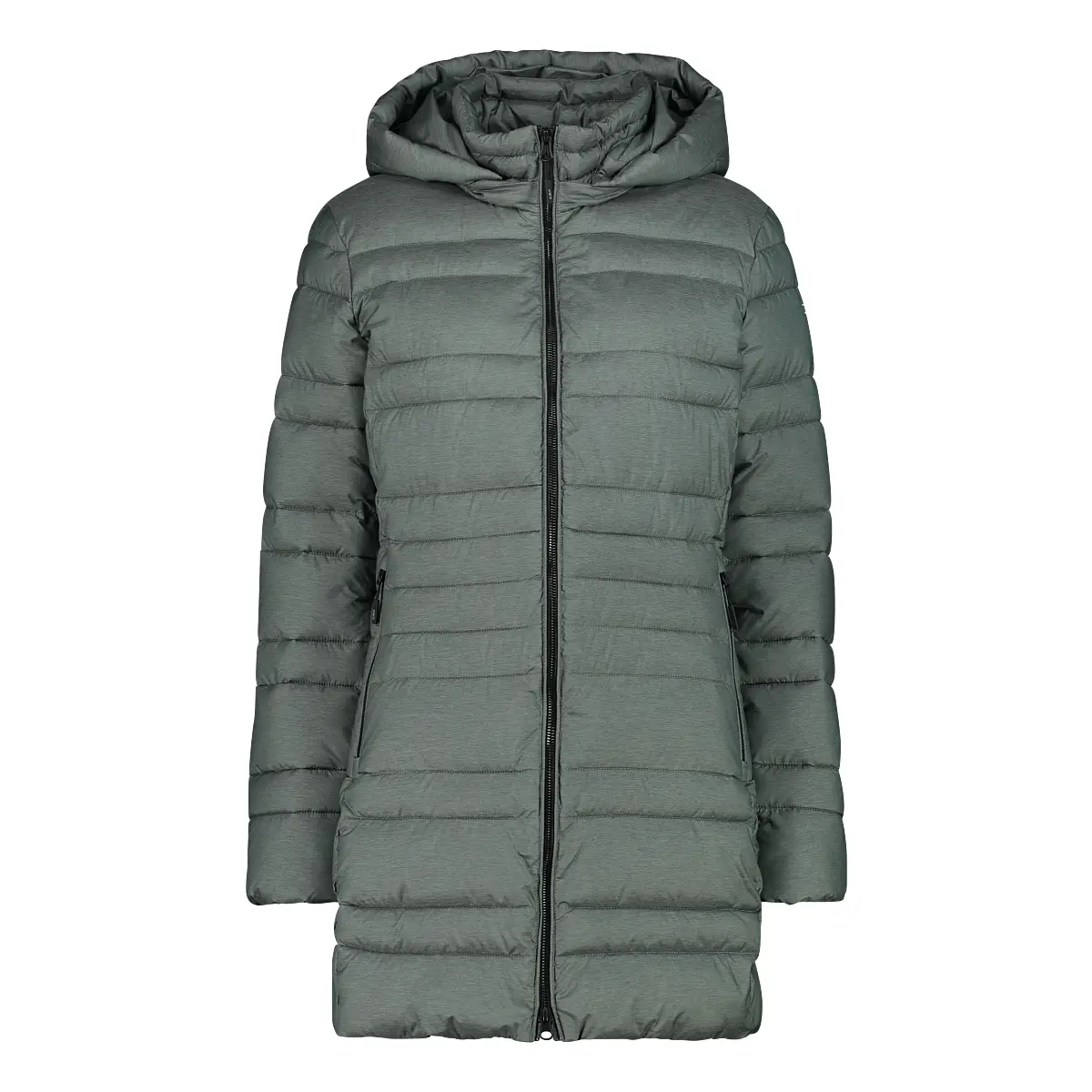 Damen lange Steppjacke mit Kapuze CMP Snaps