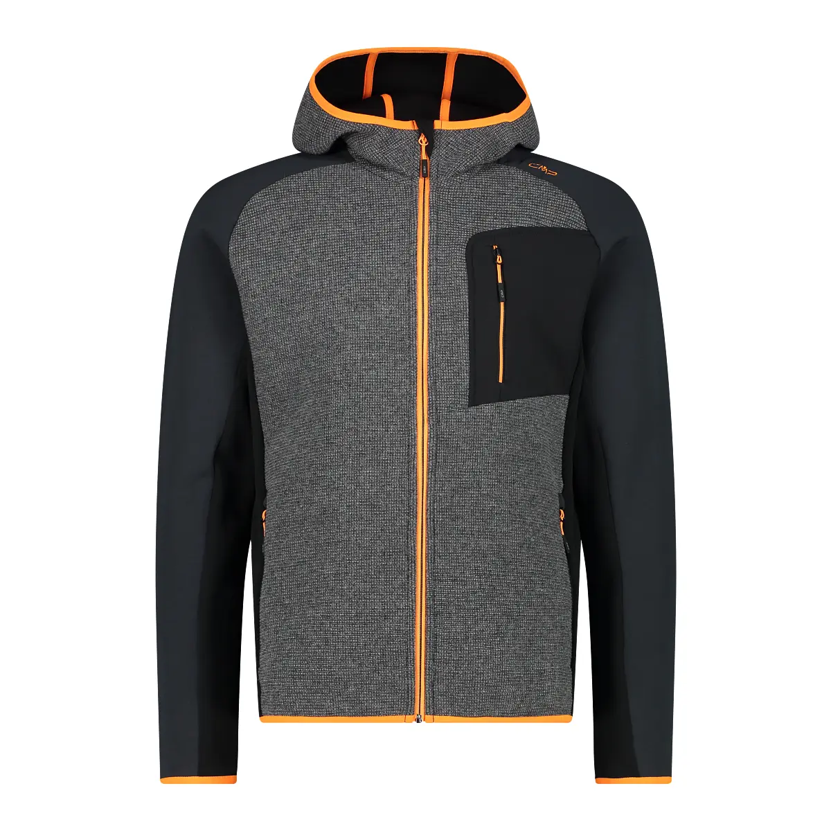 Cmp Men's Gris Hooded Jacket