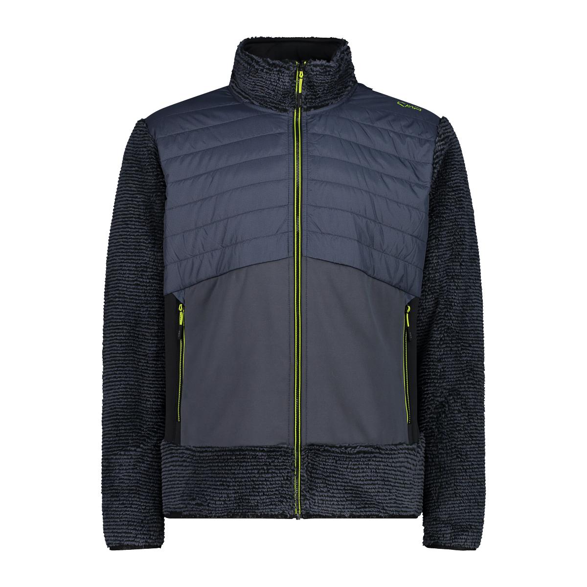 Polo ibrido con zip completa CMP