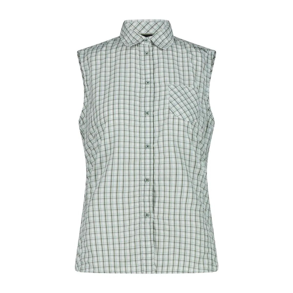 Cmp Women's Vert Sleeveless Check Shirt For