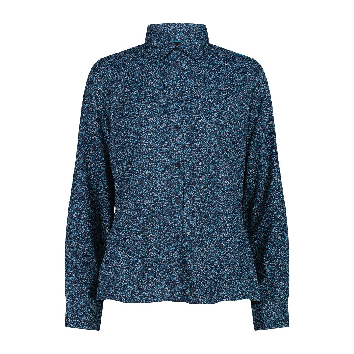 Camicia a maniche lunghe stampata donna CMP