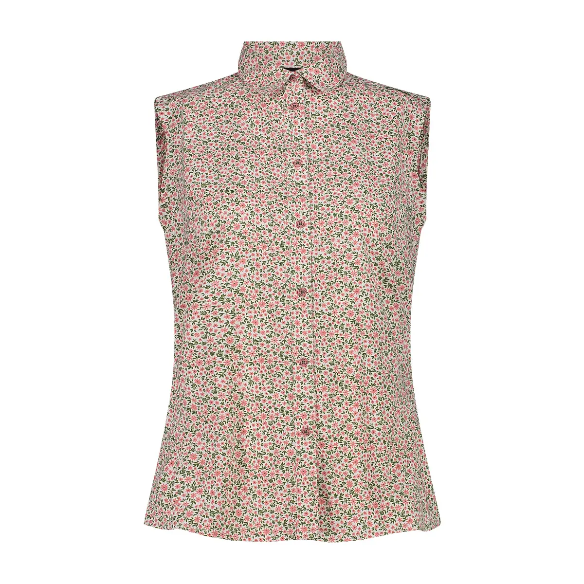 Ärmellose Bluse mit Blumenmuster für Frauen CMP