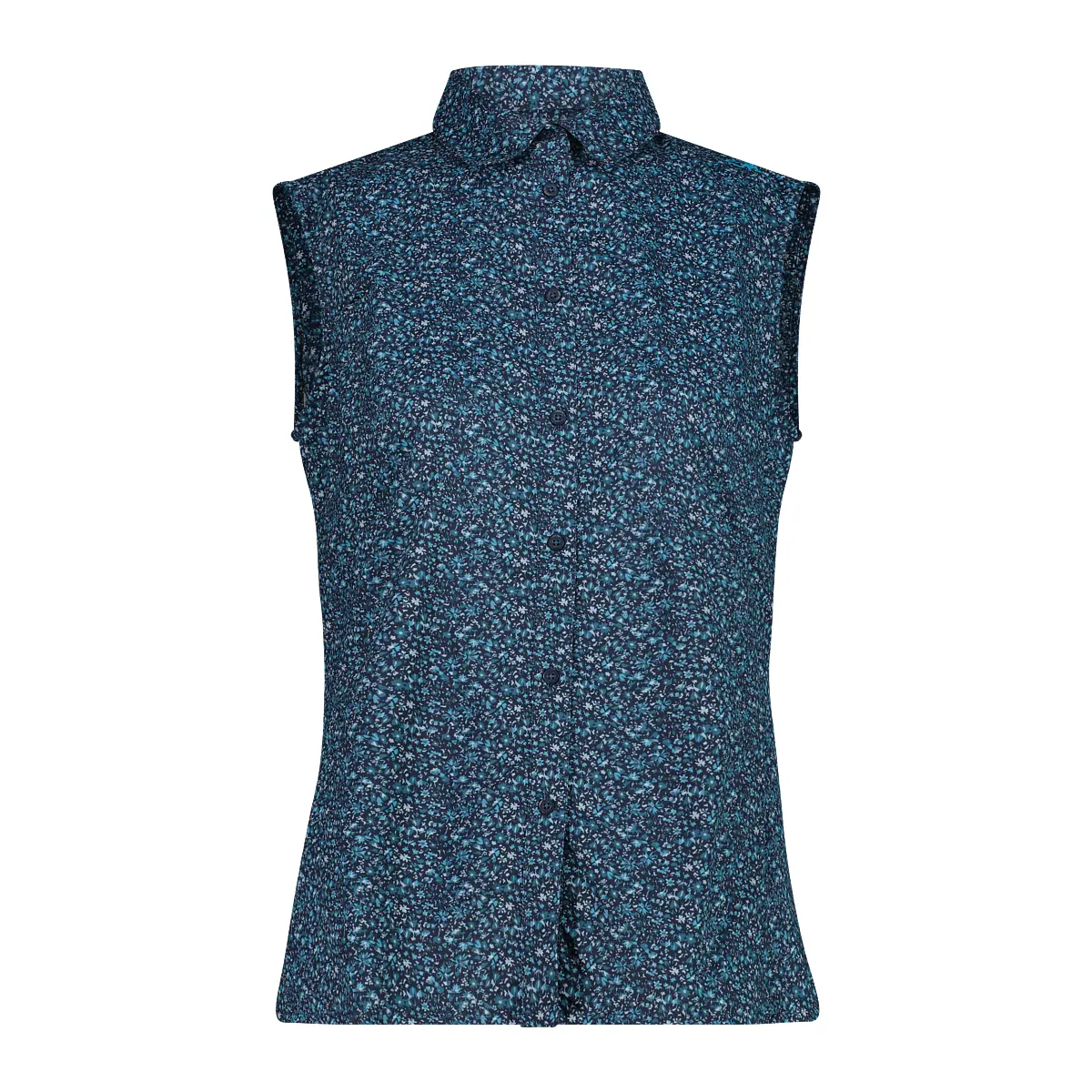 Cmp Women's Bleu Floral Print Sleeveless Shirt