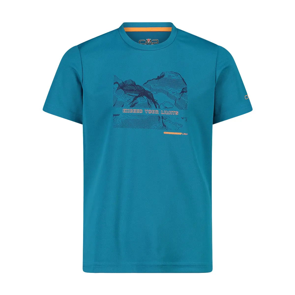 Cmp Boys Bleu T-Shirt Color Block Child
