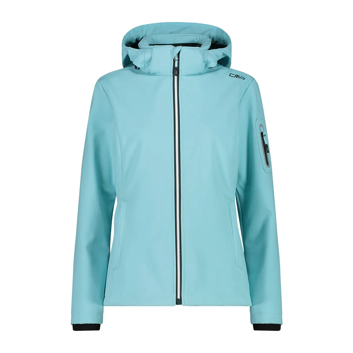 Cmp Women's Bleu Waterproof Hooded Jacket