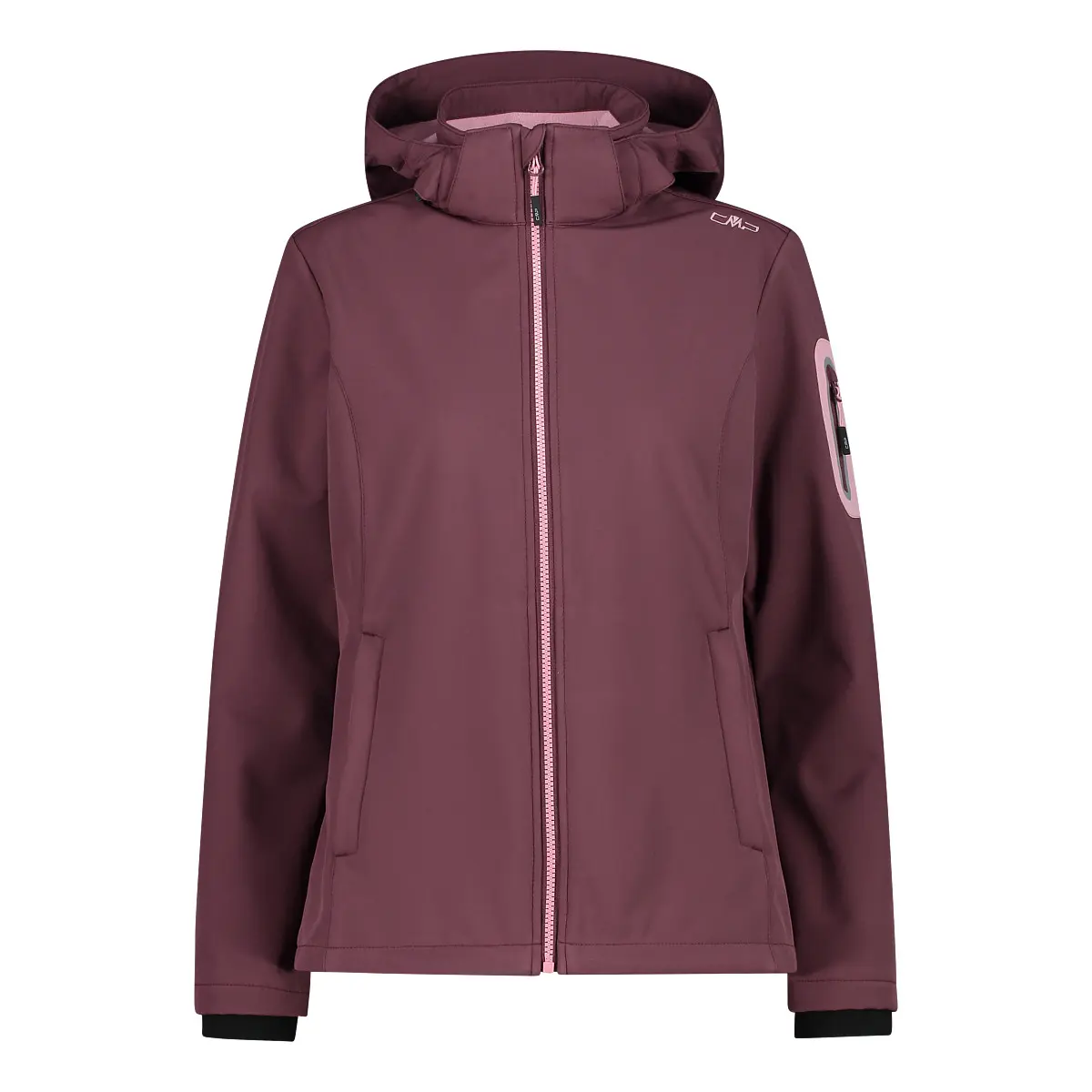 Damen Regenjacke mit Kapuze und Reißverschluss CMP