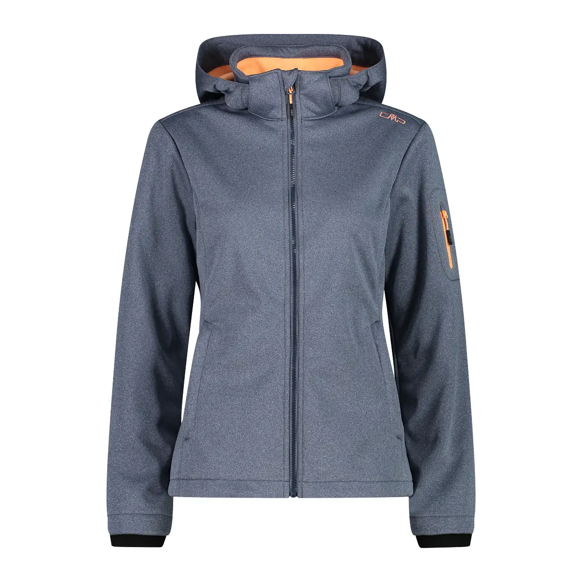 Cmp Women's Bleu Waterproof Hooded Jacket
