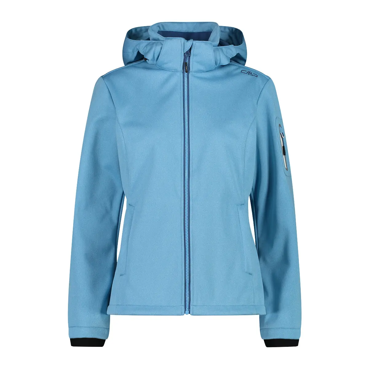 Cmp Women's Bleu Waterproof Hooded Jacket