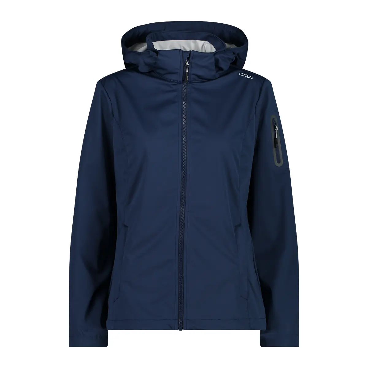 Cmp Women's Bleu Waterproof Hooded Jacket