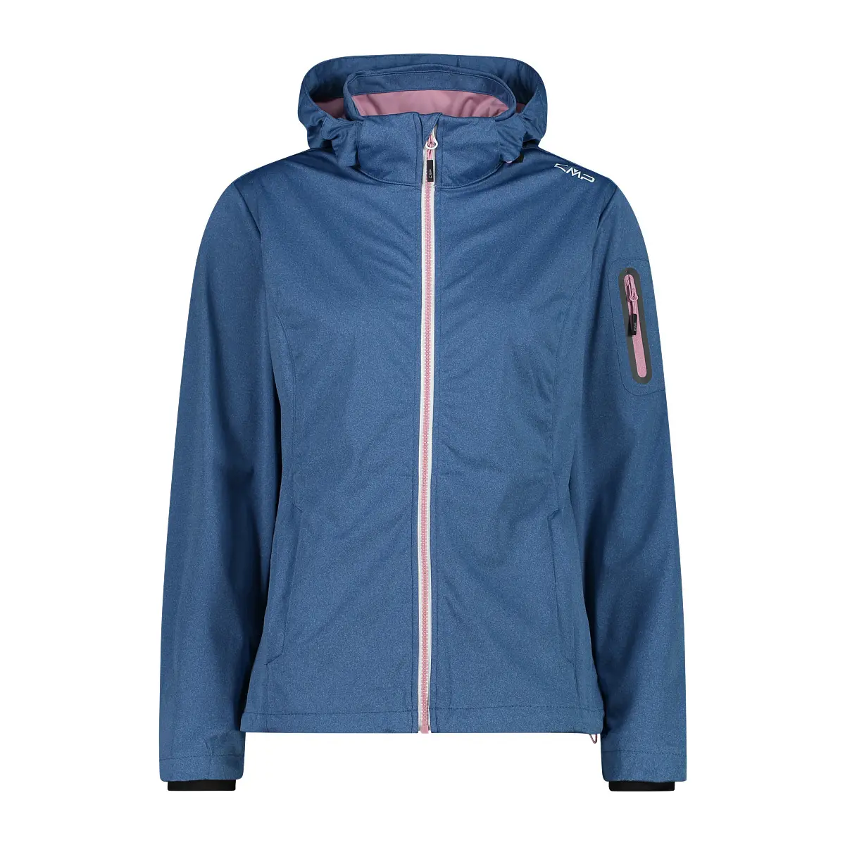 Cmp Women's Bleu Hooded Waterproof Jacket