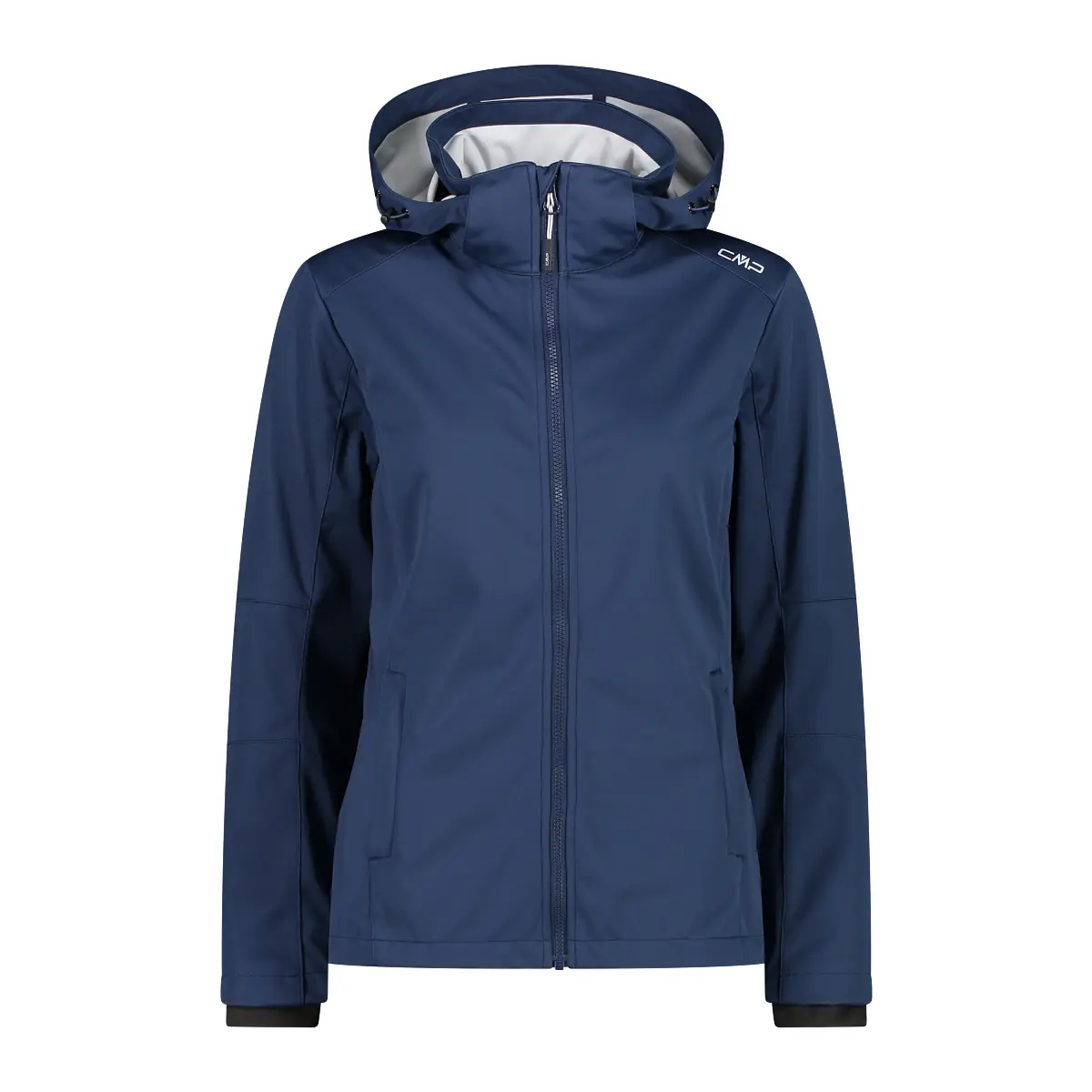 Cmp Mujer Bleu Chaqueta Impermeable Con Capucha Para
