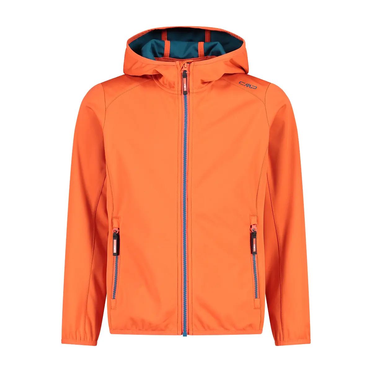 Cmp Girls Orange ' Waterproof Hooded Jacket