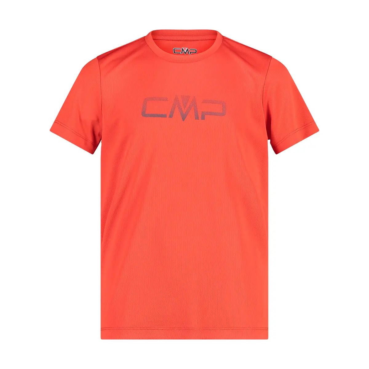 Cmp Boys Rouge Maxi Logo T-Shirt For Kids