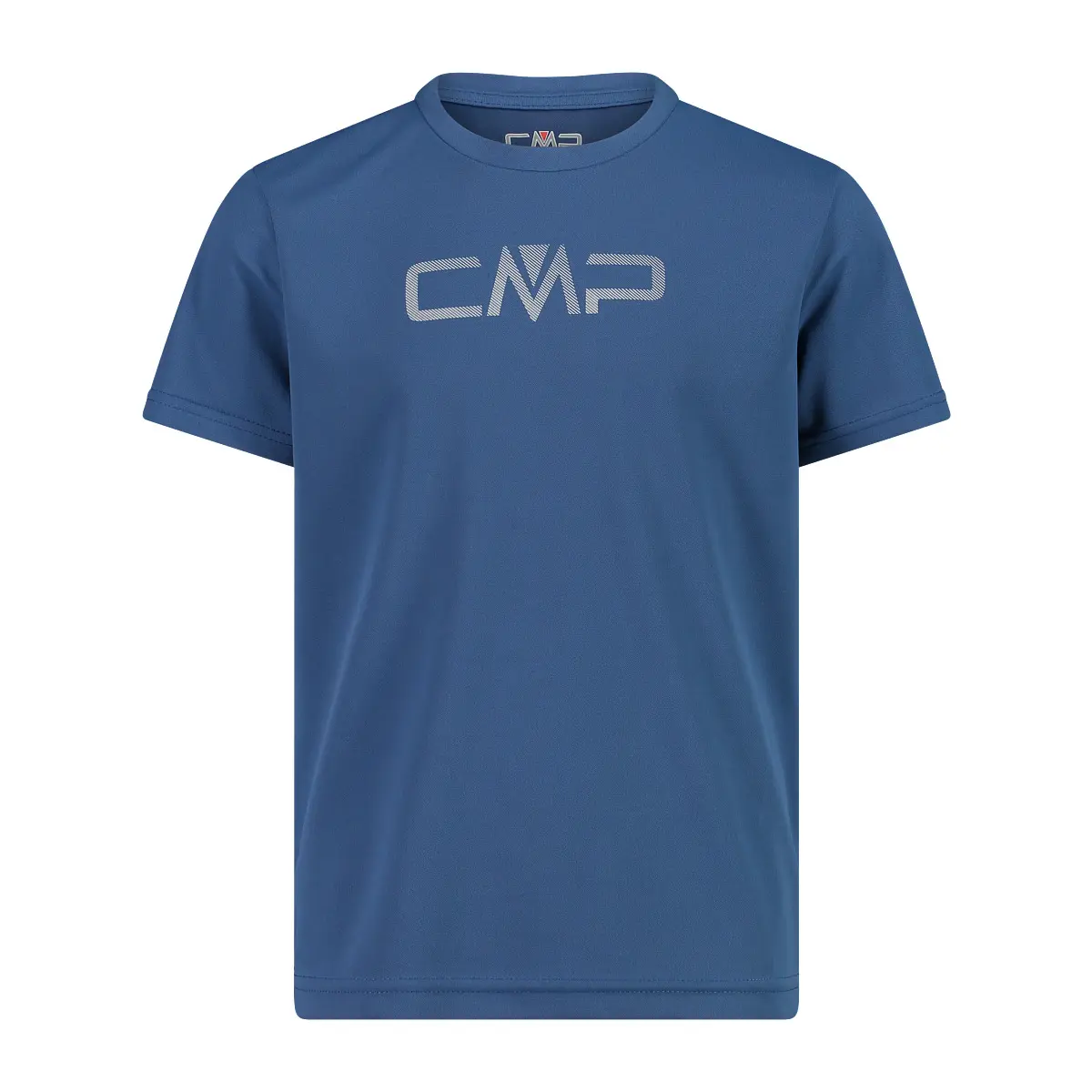 Cmp Boys Bleu Maxi Logo T-Shirt For Kids