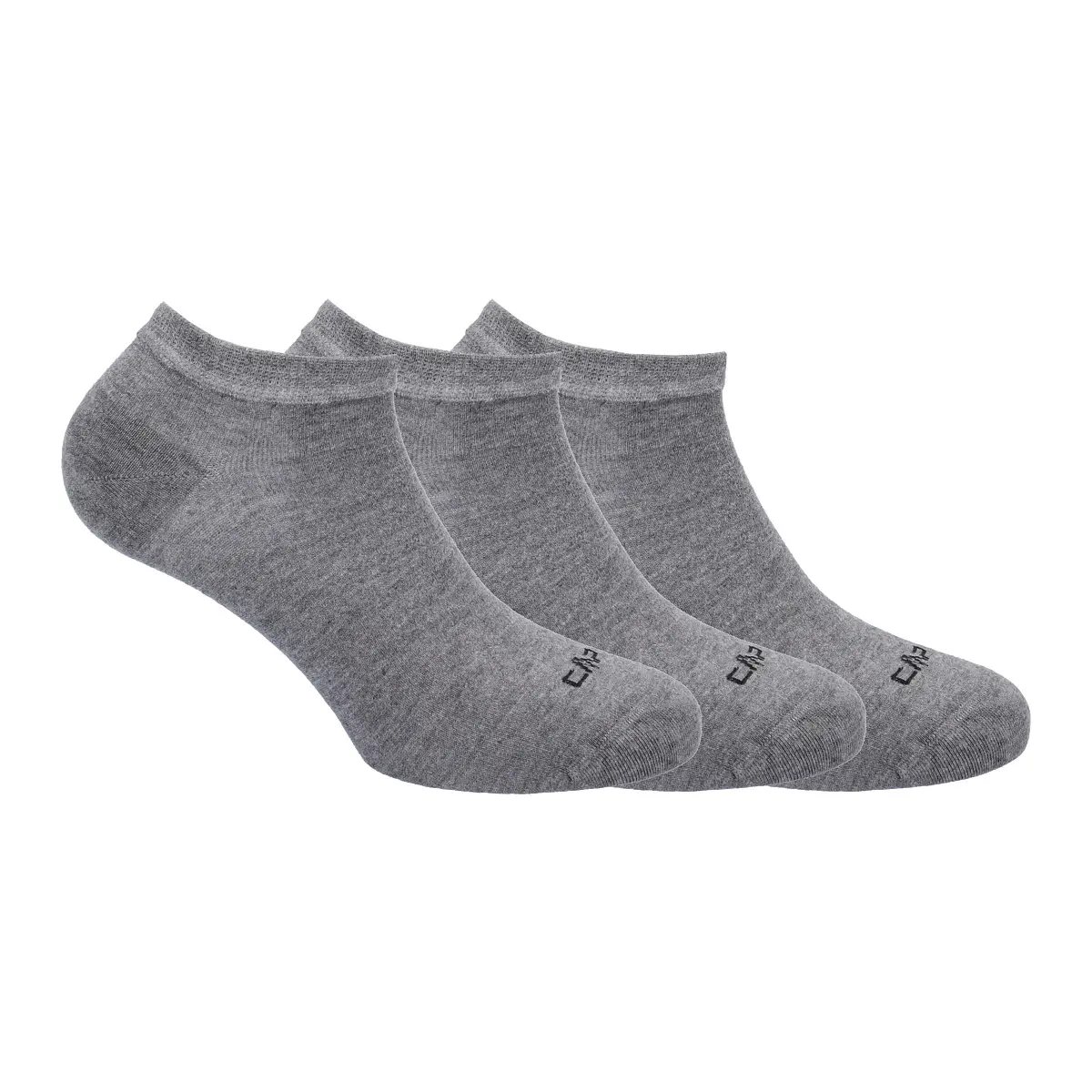 Cmp Men's Gris Set Of 3 Pairs Of Invisible Socks