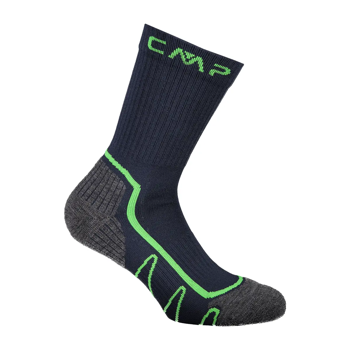 Cmp Unisex Kids Bleu Mid Hiking Socks For Children Poly