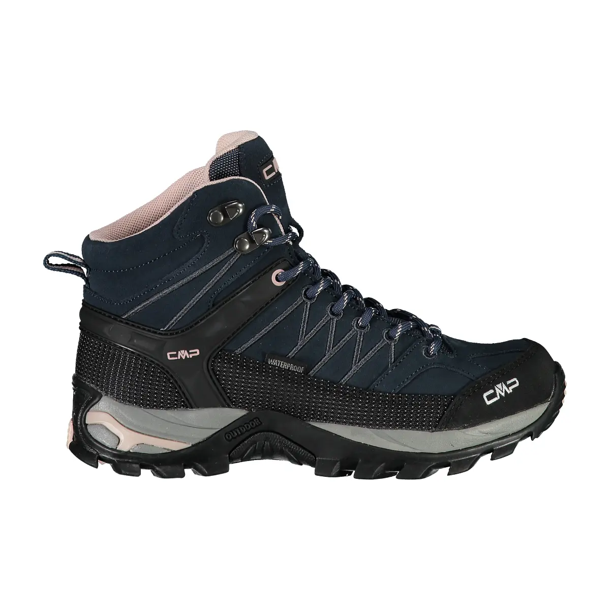 Cmp Women's Gris Hiking Trainers Rigel Waterproof