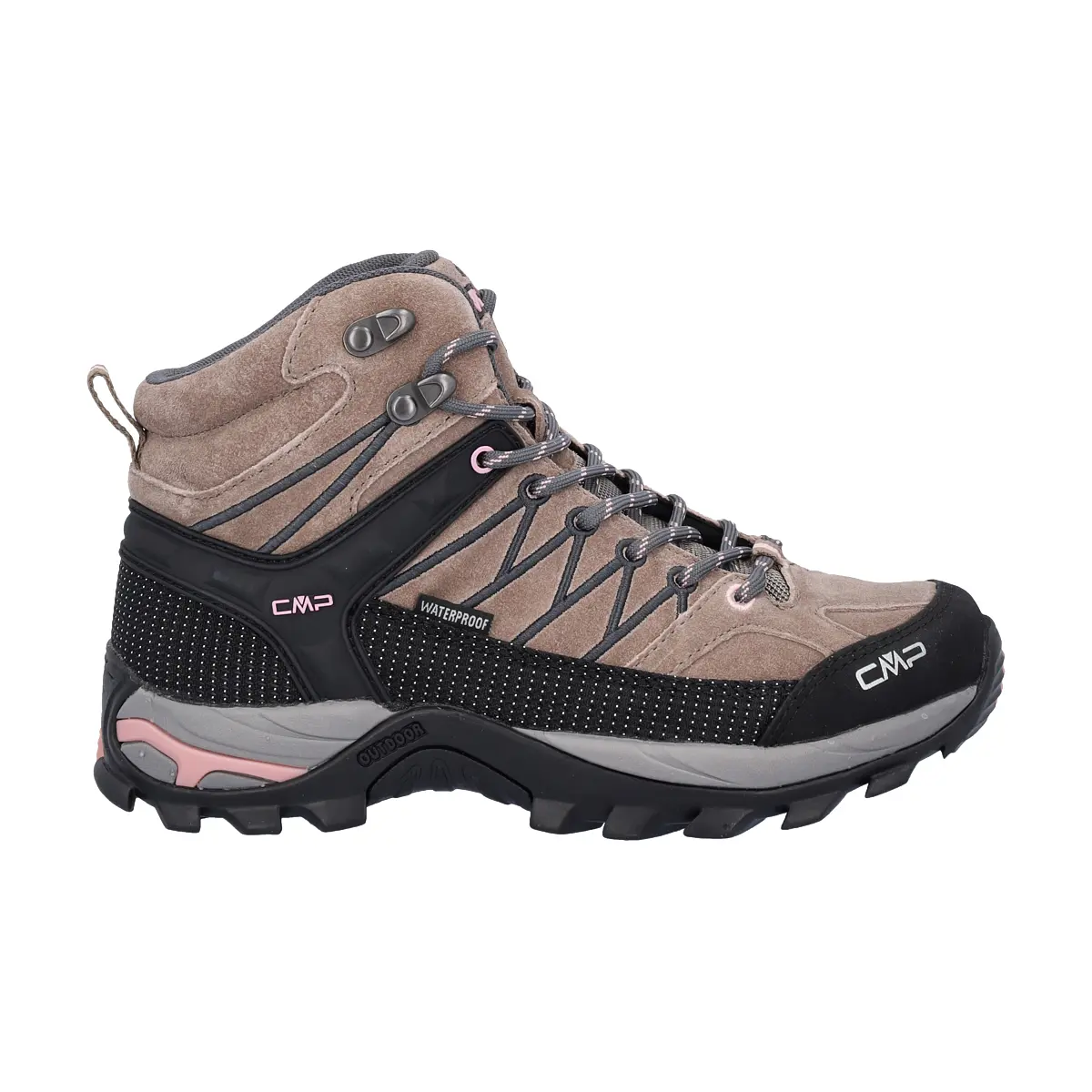 Cmp Women's Marron Hiking Trainers Rigel Waterproof