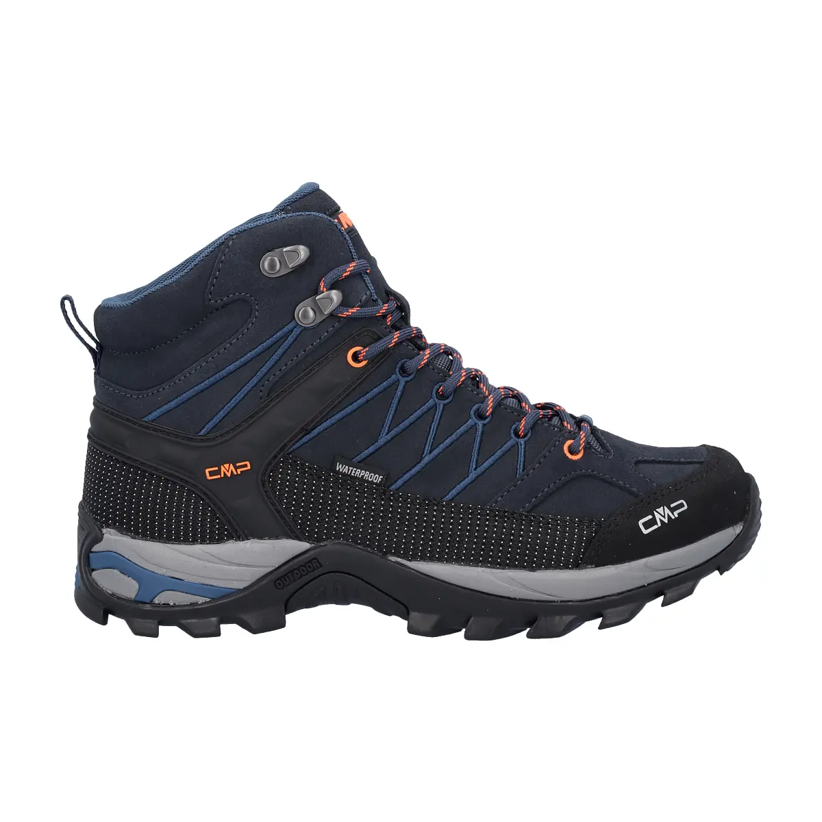 Cmp Men's Bleu Hiking Trainers Rigel Waterproof