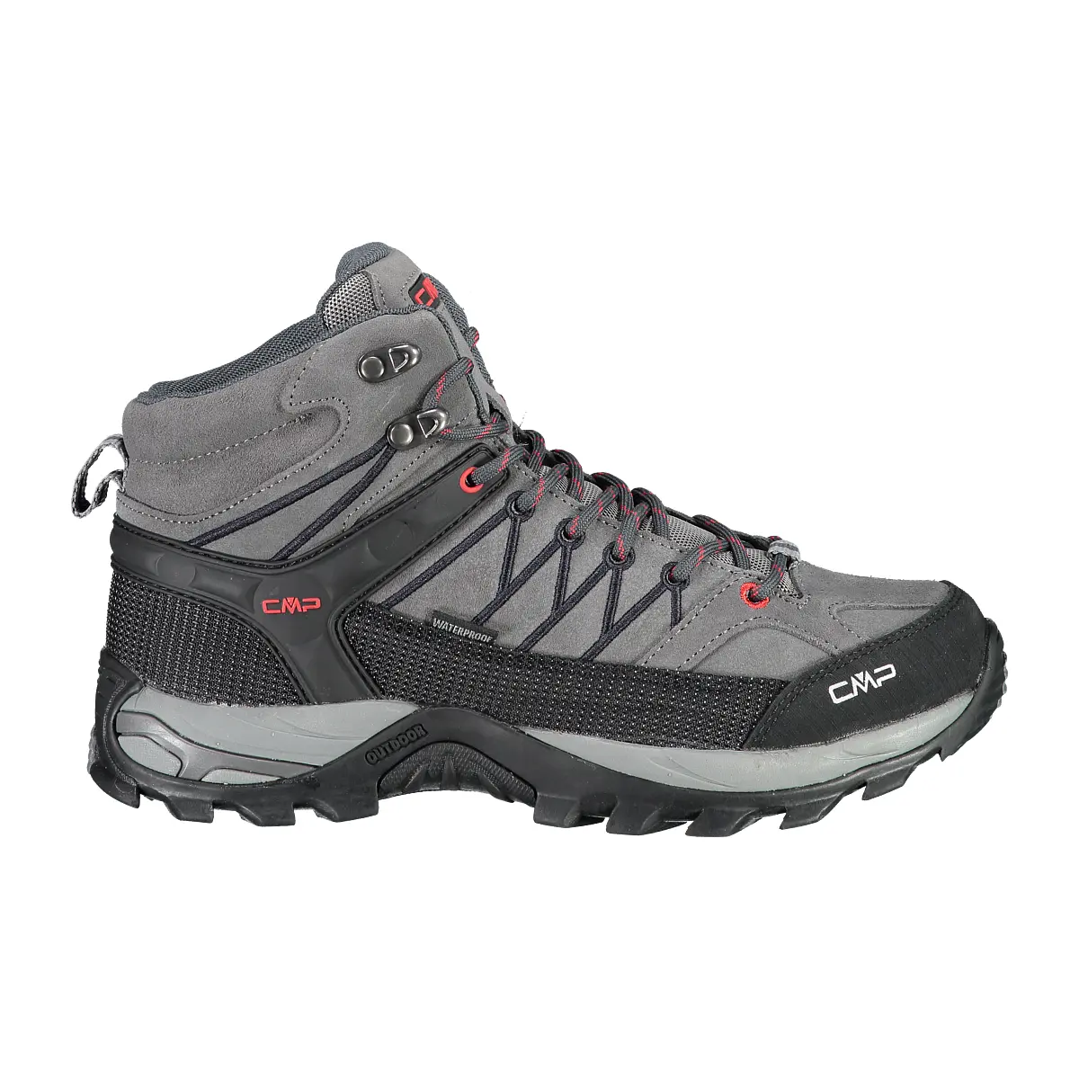 Cmp Men's Gris Hiking Trainers Rigel Waterproof