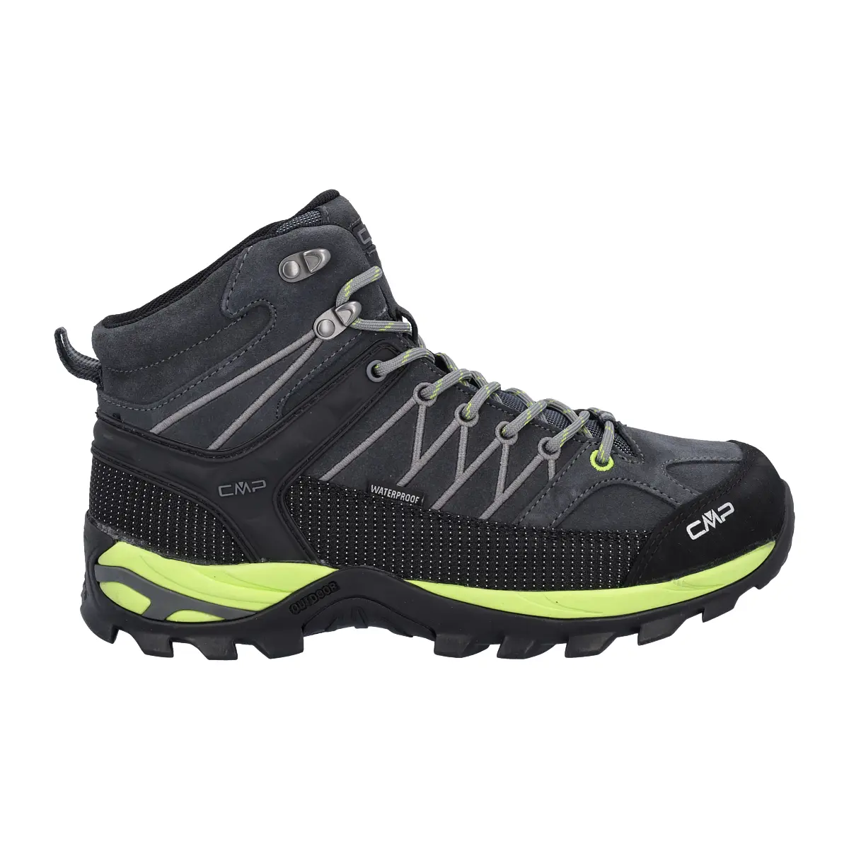 Cmp Men's Gris Hiking Trainers Rigel Waterproof