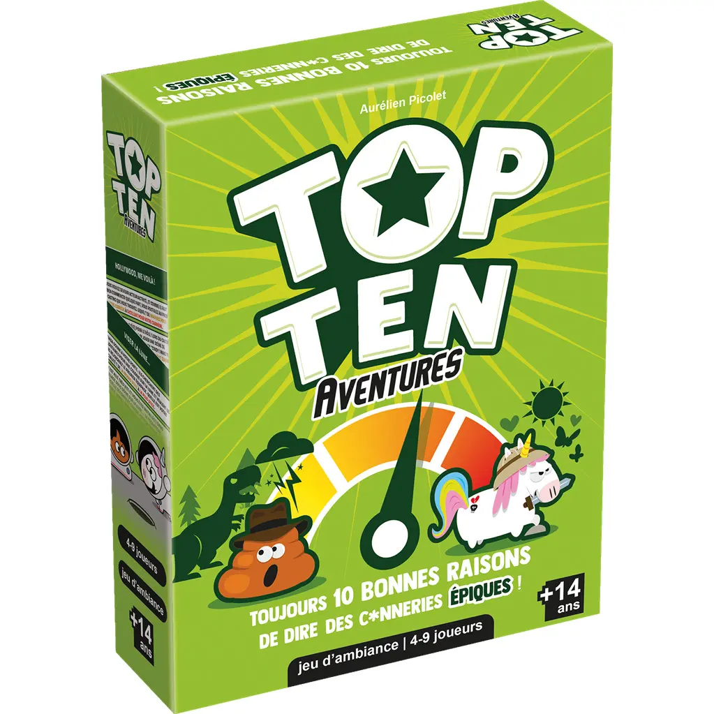 Gesellschaftsspiele Cocktail Games Top Ten Aventures