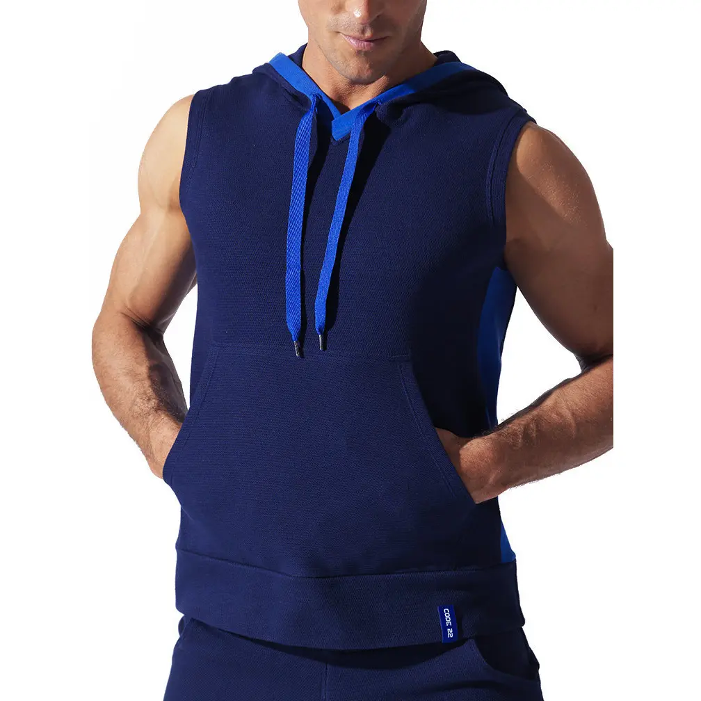 Image of Ärmelloser Hoodie Code 22