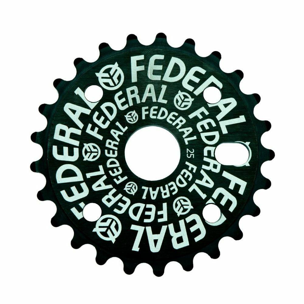Velo Store - UK Sprocket Federal Logo Solid 28T | Extra 10% off with Subscription, Postage £16.79 to UK Fedex.