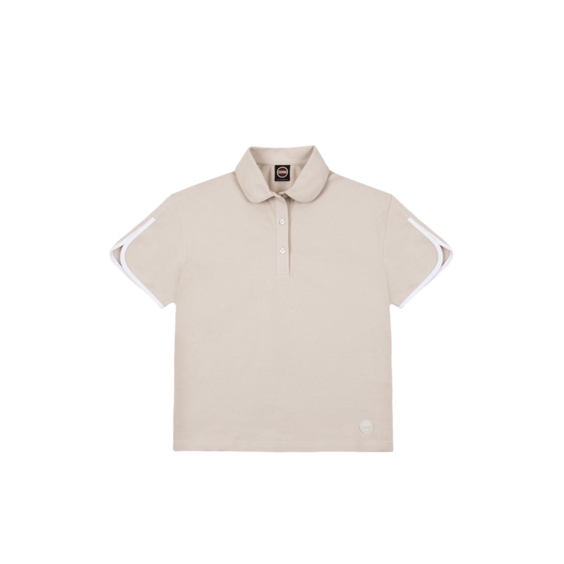 Polo in piqué con ruches donna  87454SHS5 4SH