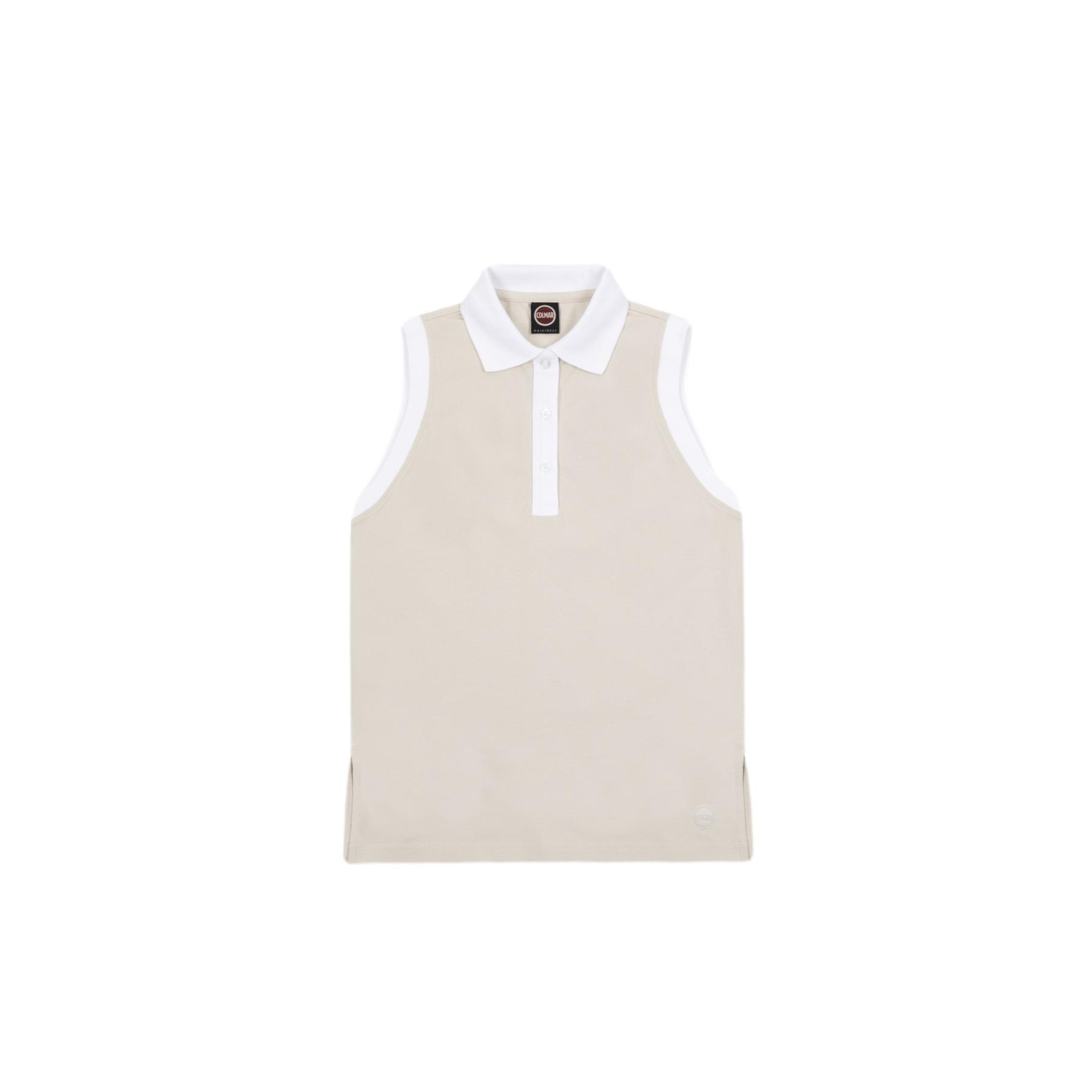 Polo in piqué con ruches donna  87454SHS5 4SH