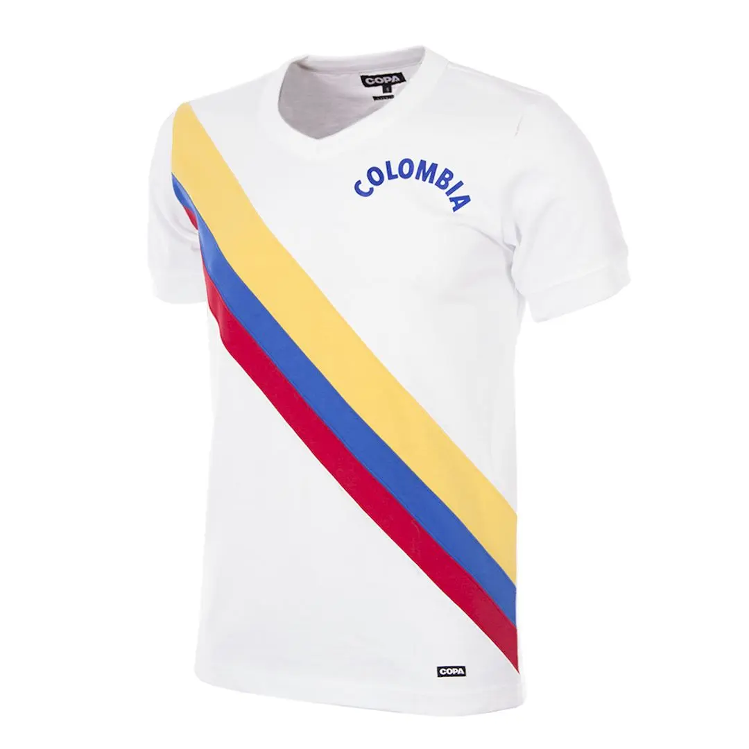 Retro-Trikot Copa Kolumbien 1973 - Blanc - male - Size: XL