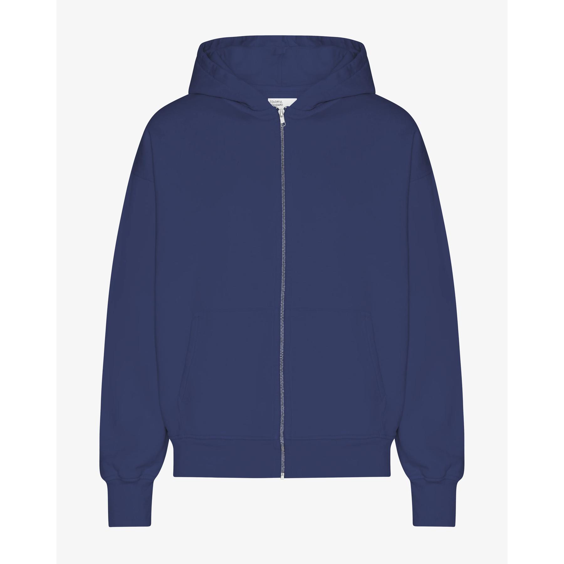 5602991145064 - Oversize Kapuzenjacke mit Reißverschluss Organic Marine Blue