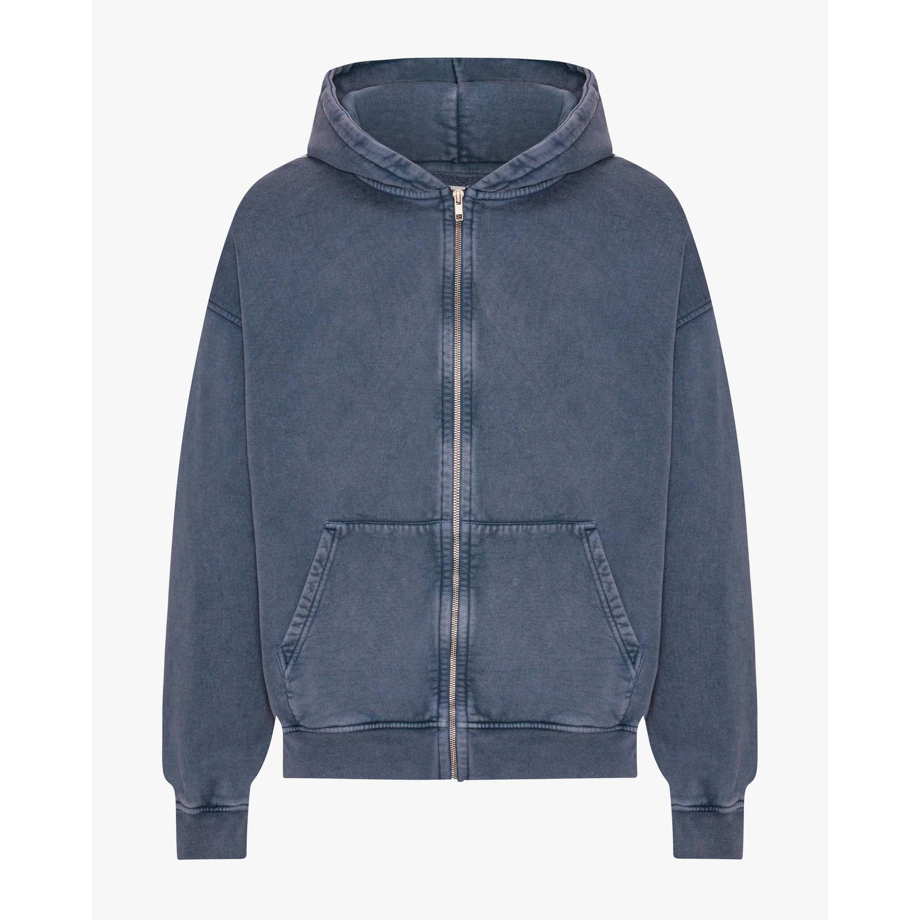 5602991145286 - Oversize Kapuzenjacke mit Reißverschluss Organic Neptune Blue