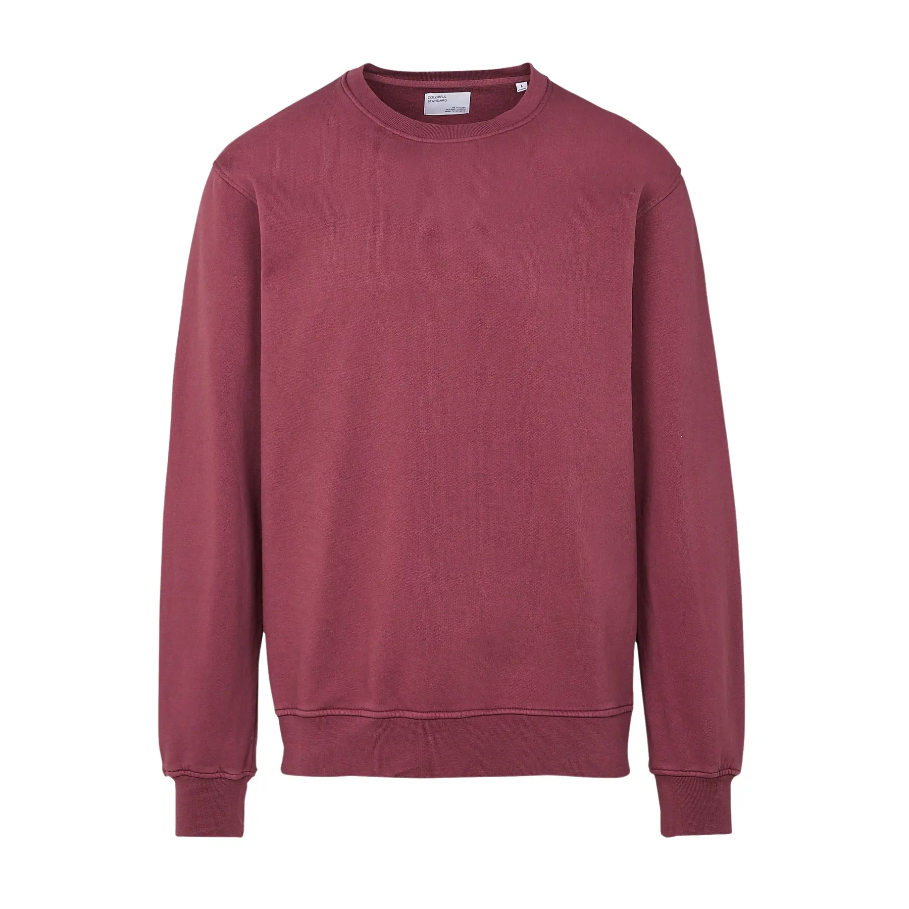 5602991100391 - Classic Organic Crew Neck Sweat Dusty Plum
