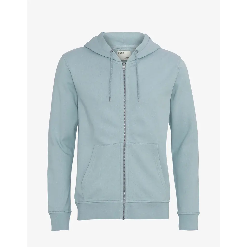 Zip-Hoodie Colorful Standard Classic Steel Blue