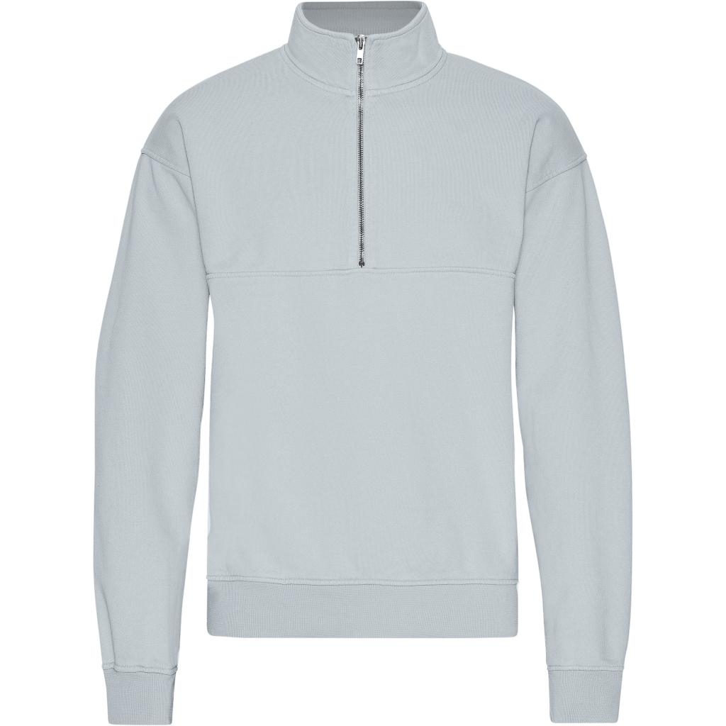 5602991065270 - Sweatshirt 1 4 Reißverschluss Organic Cloudy Grey