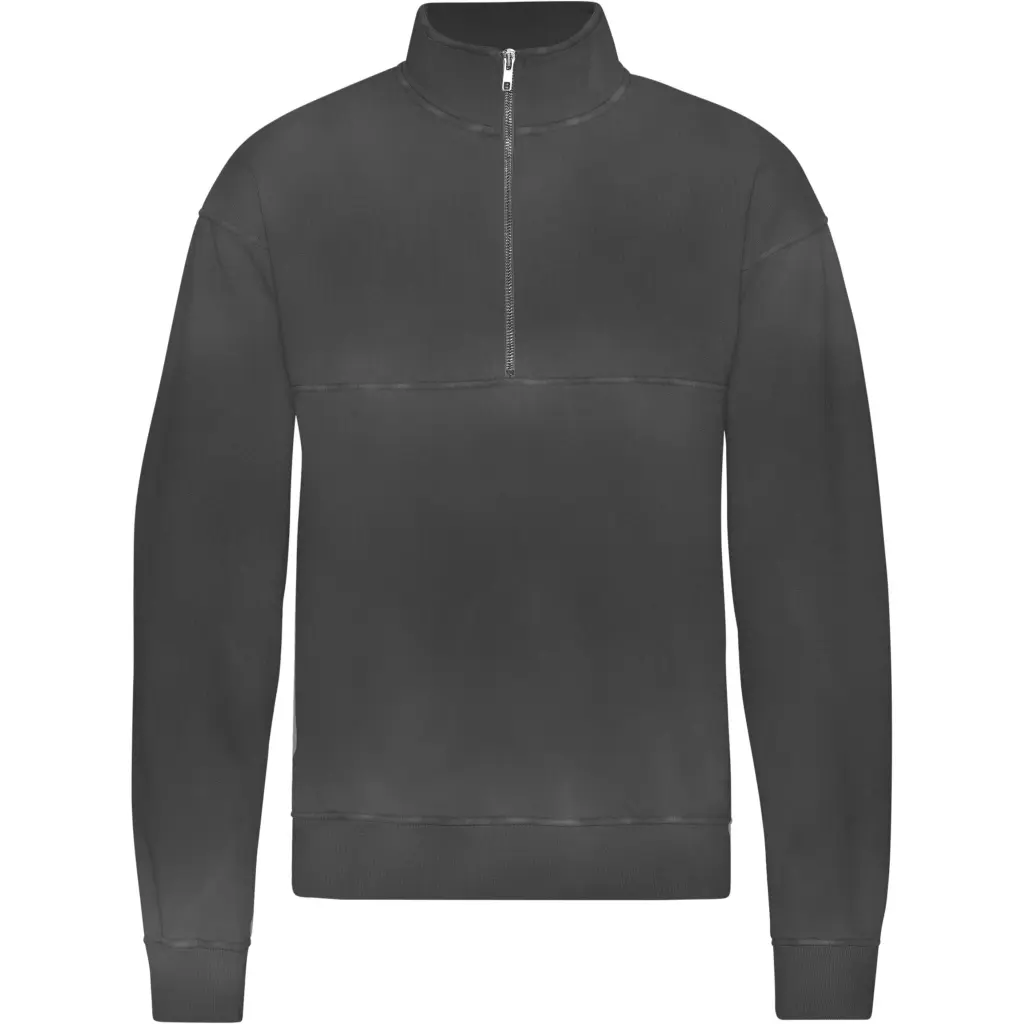 5602991083731 - Sweatshirt 1 4 Reißverschluss Organic Faded Black