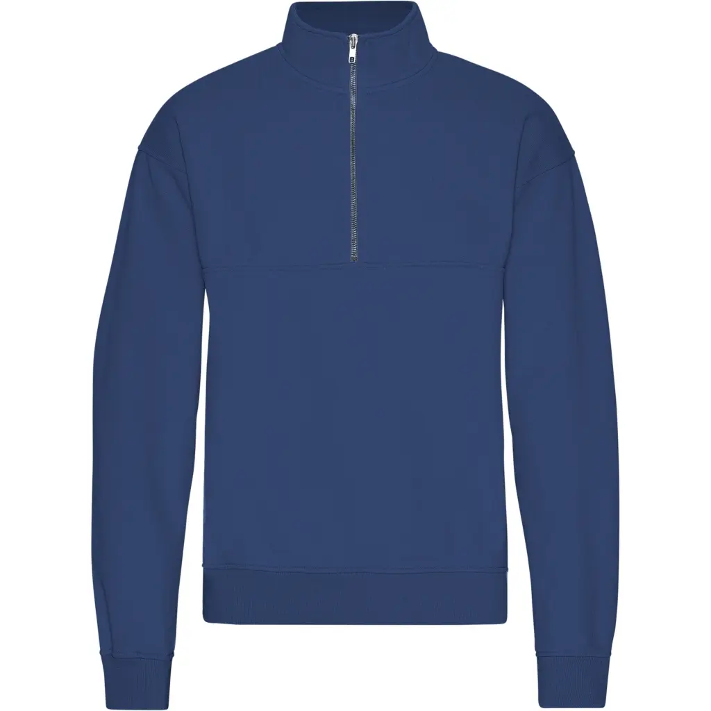 5602991126704 - Sweatshirt 1 4 Reißverschluss Organic Marine Blue