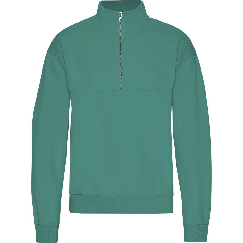 5602991083786 - Sweatshirt 1 4 Reißverschluss Organic Pine Green