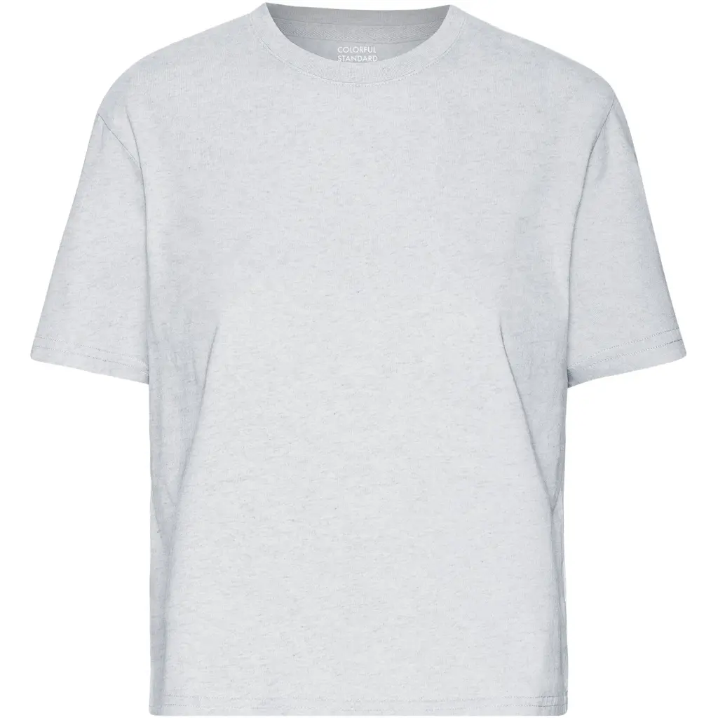 Image of T-Shirt Colorful Standard Organic Boxy snow melange