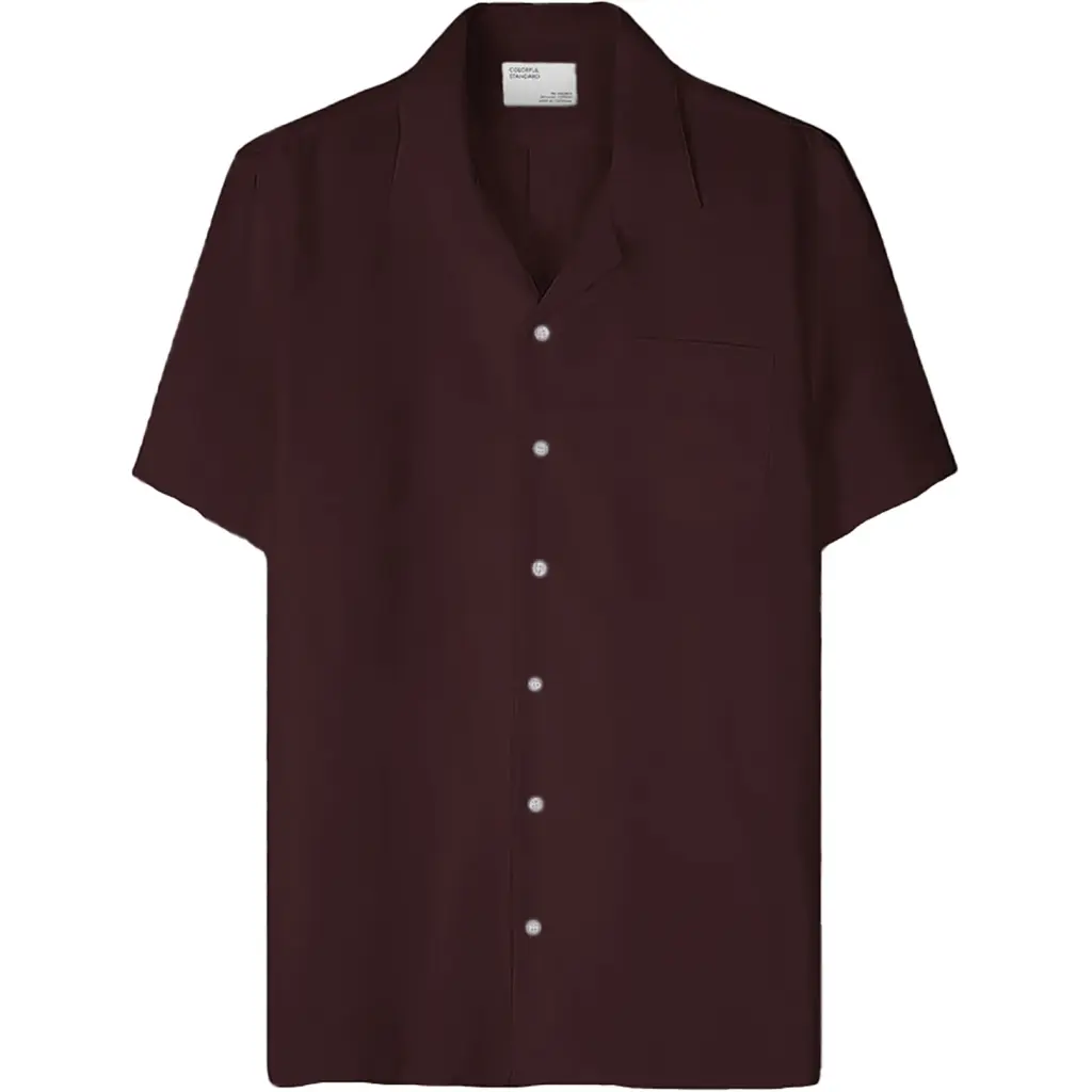 Camicia  Oxblood Red