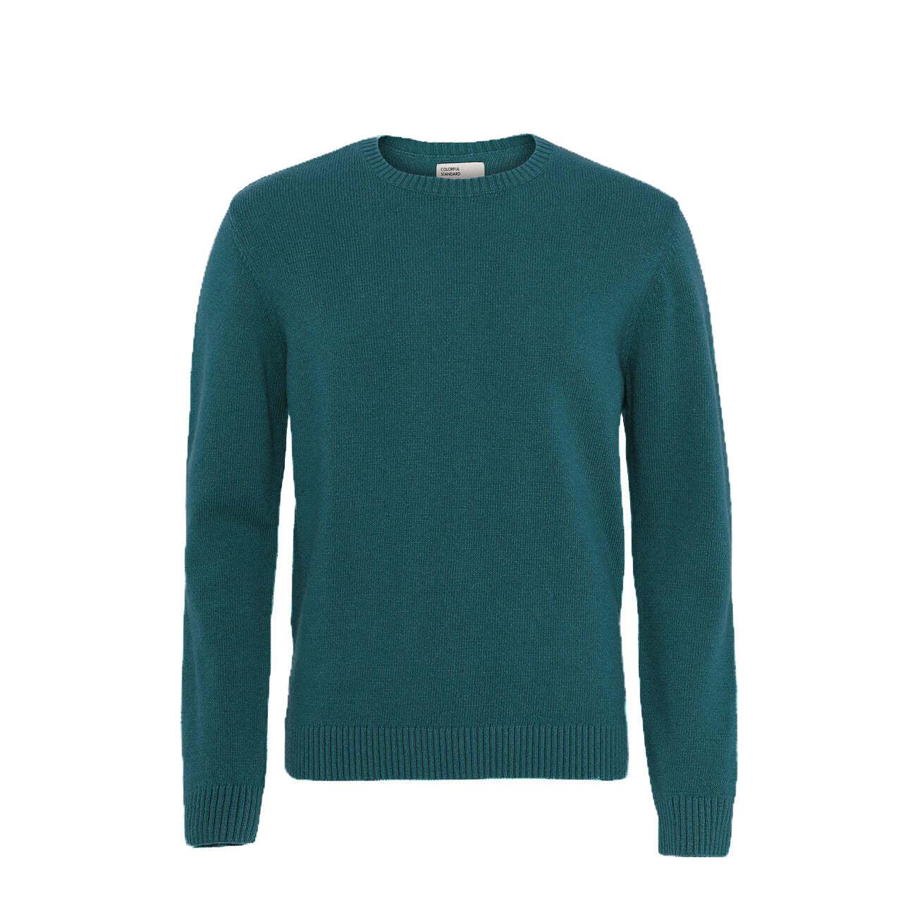5602991019457 - Classic Merino Wool Crew Neck Ocean Green