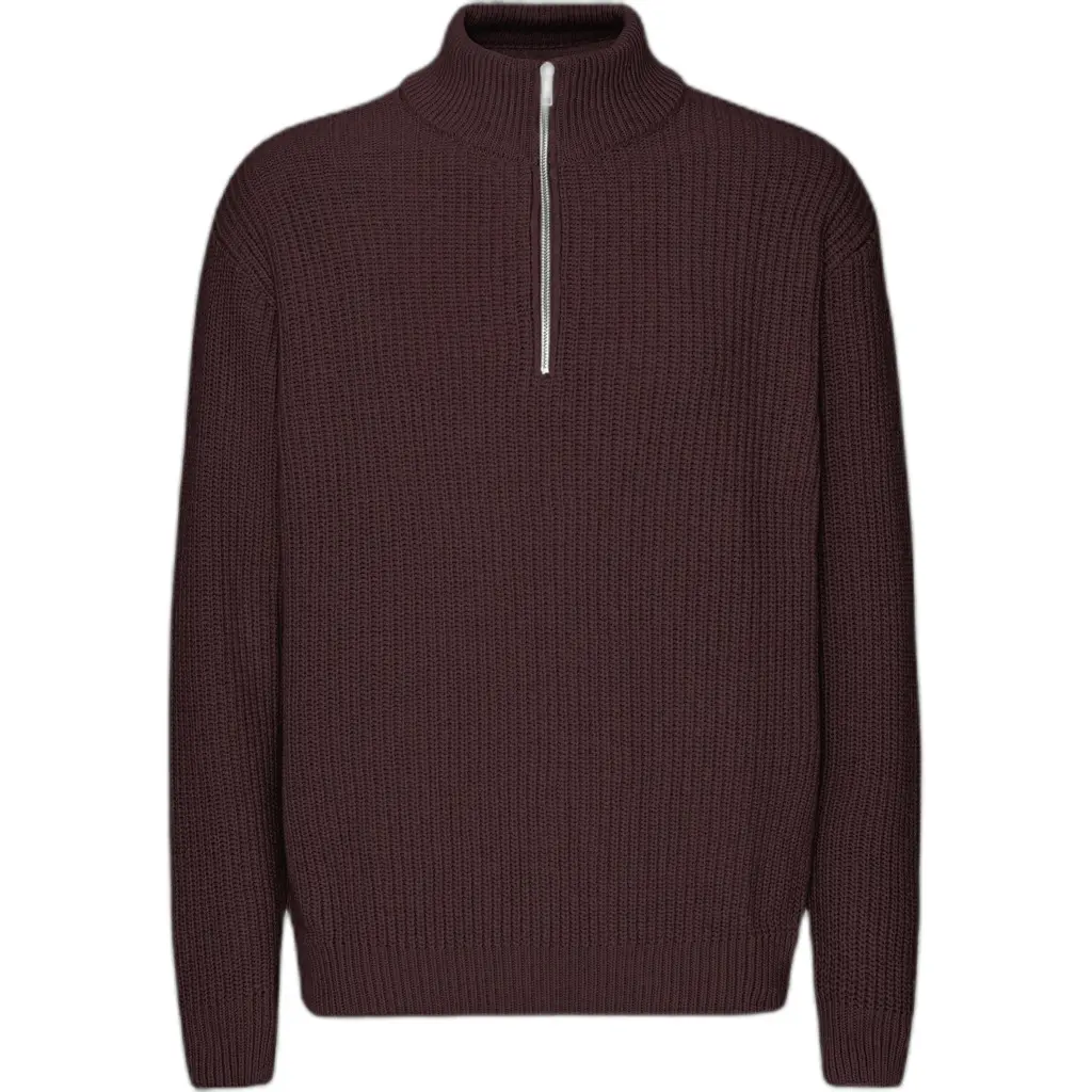 Felpa con zip 1/4  Merino