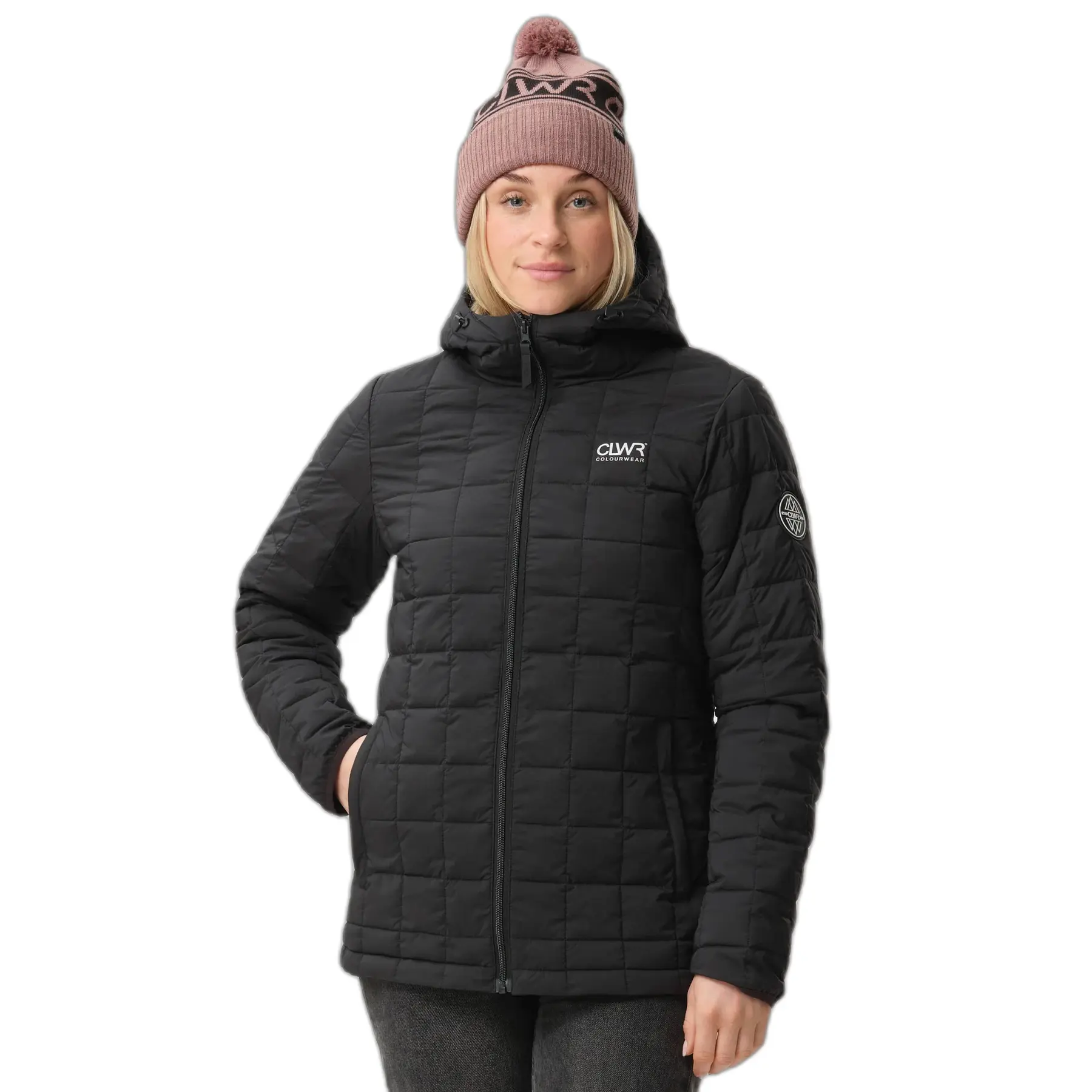 Damen-Daunenjacke Colourwear Fine Line