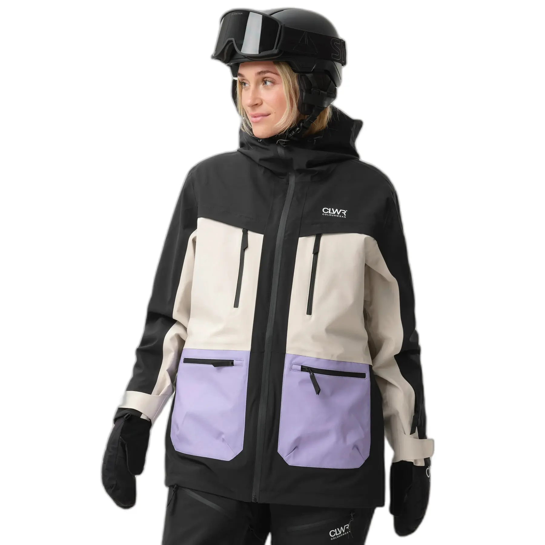 Damen Snowboardjacke Colourwear Transfer