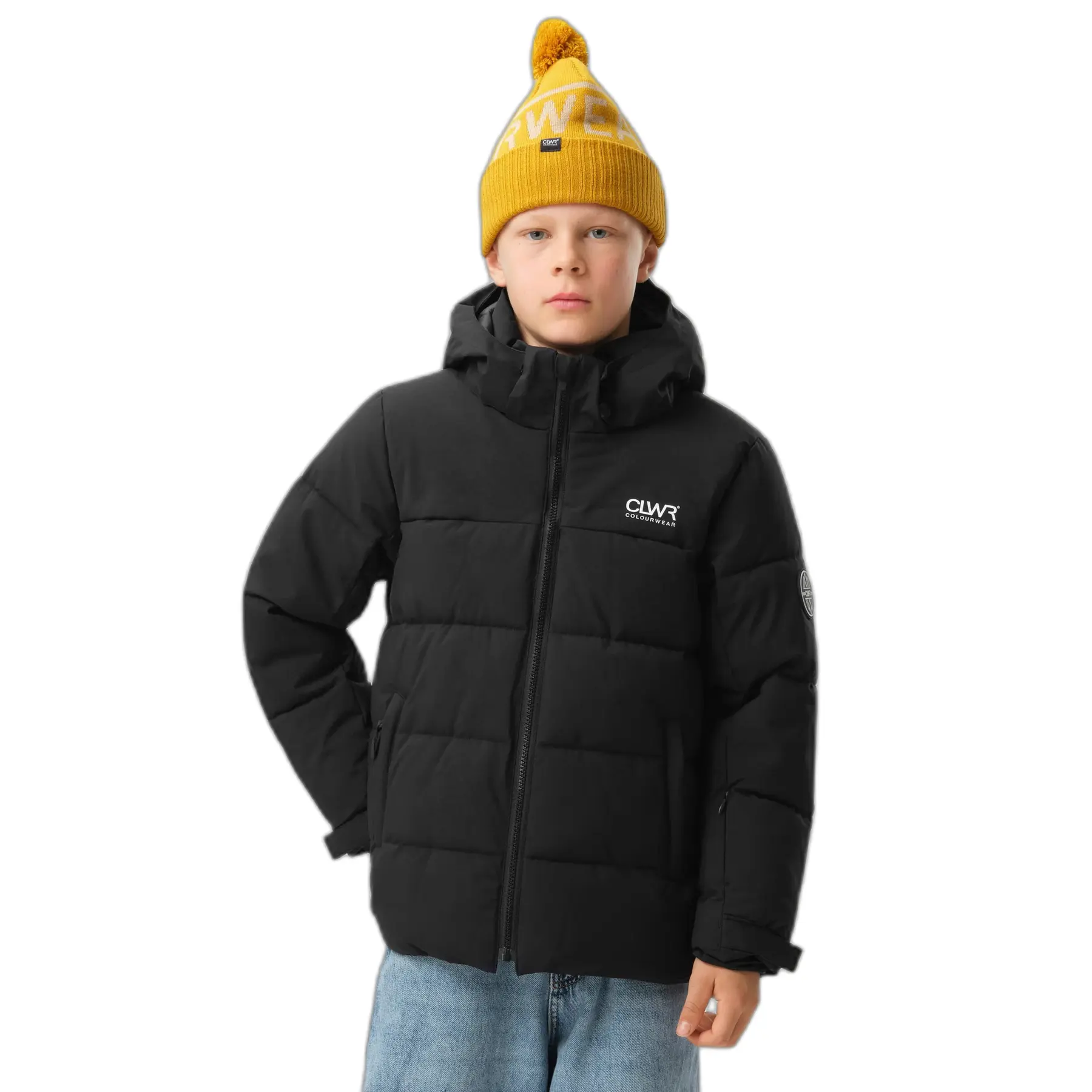 Kinder-Daunenjacke Colourwear Pole