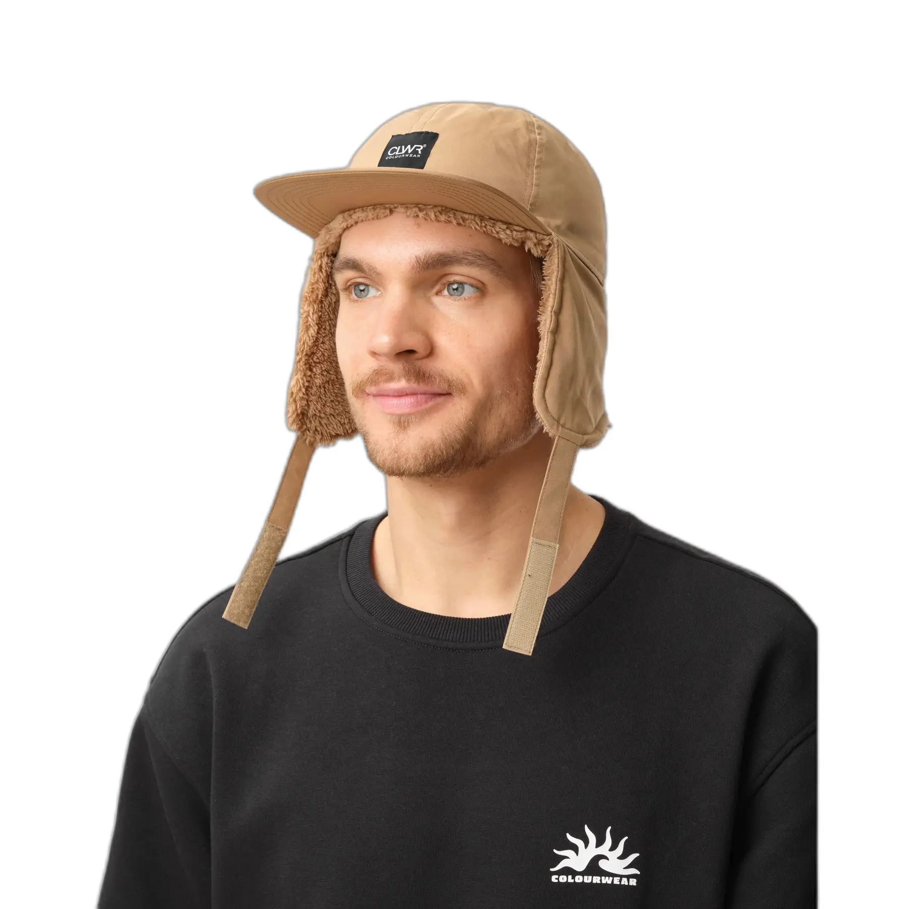 5-Panel-Trapperkappe Colourwear Flap