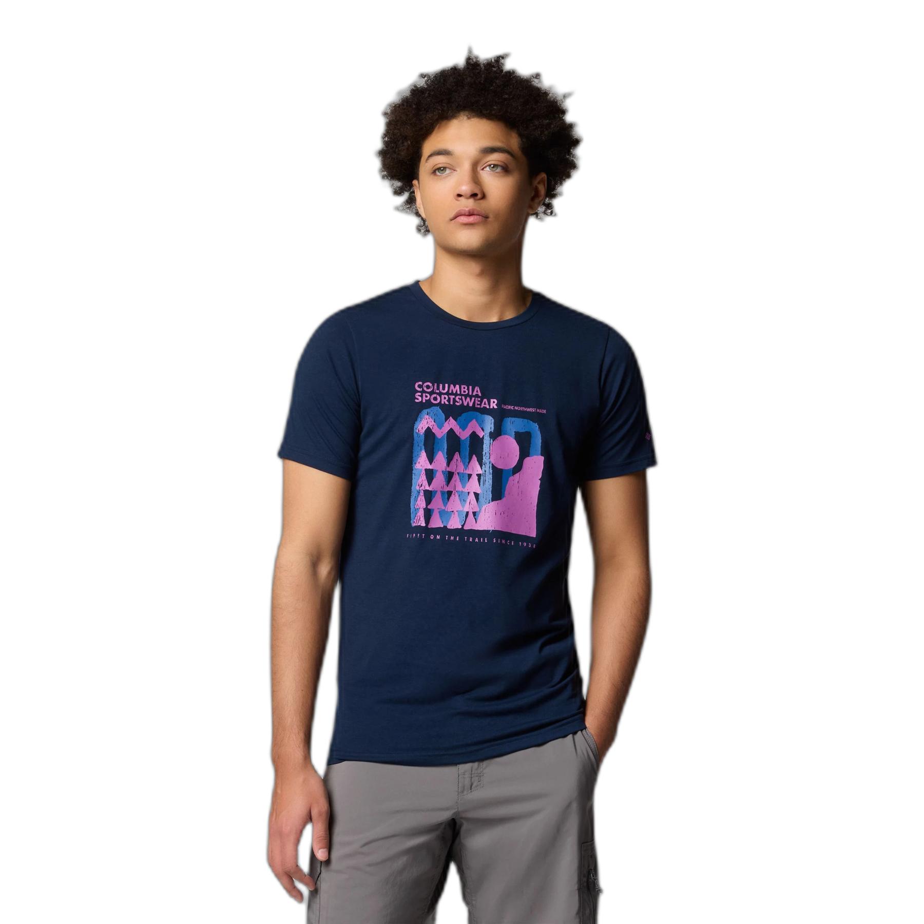 T-shirt grafica Columbia Sun