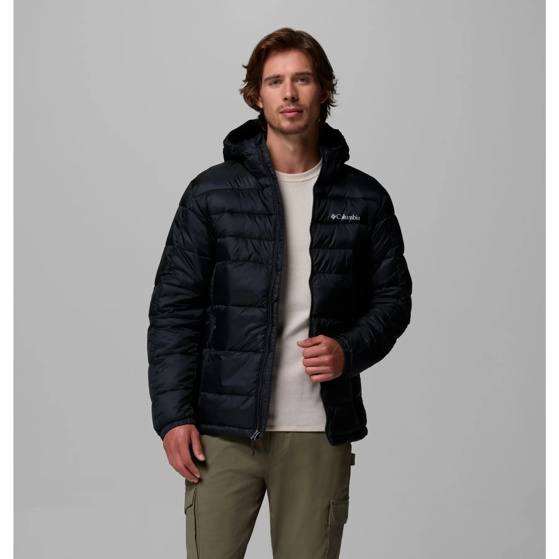 Columbia Buck Butte Geïsoleerde jas met capuchon voor heren, donsjack met capuchon